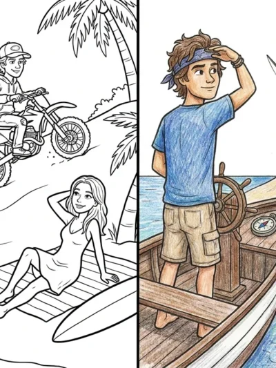 Outer Banks coloring pages