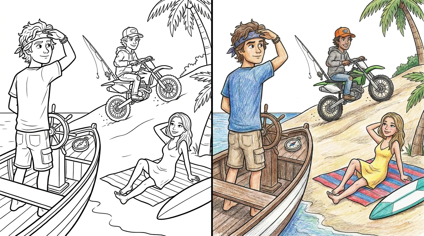 46 Outer Banks Coloring Pages (Free PDFs)