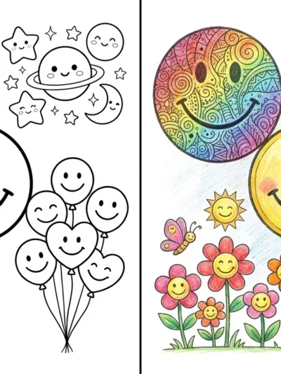 Smiley Face coloring pages
