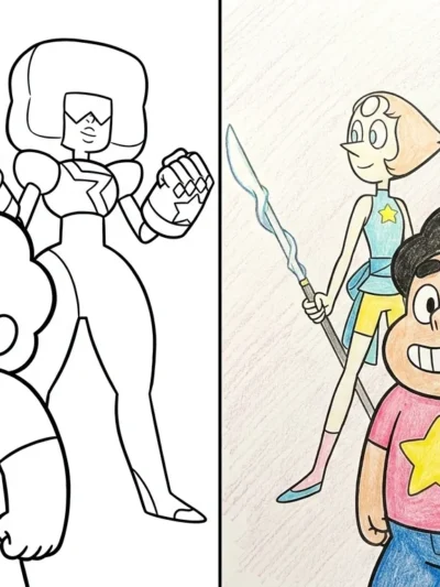 Steven Universe coloring pages