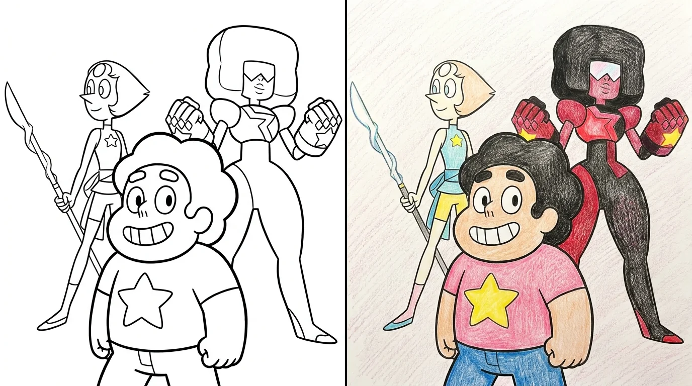 53 Steven Universe Coloring Pages (Free PDFs)