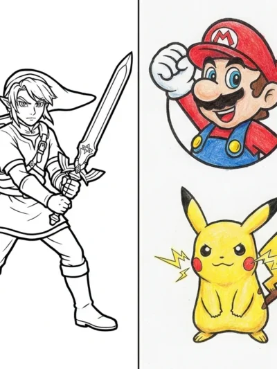 Super Smash Bros coloring pages
