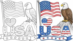 usa coloring pages