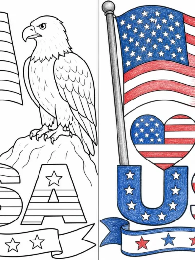 Usa coloring pages