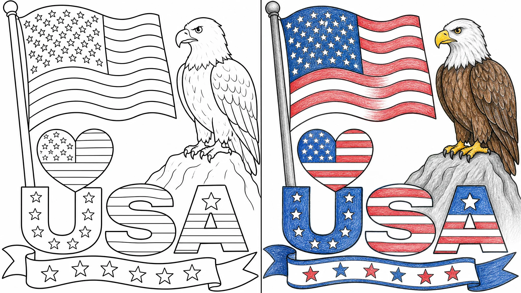 53 Usa Coloring Pages (Free PDFs)