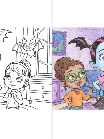 Vampirina coloring pages