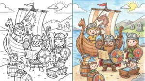 viking coloring pages