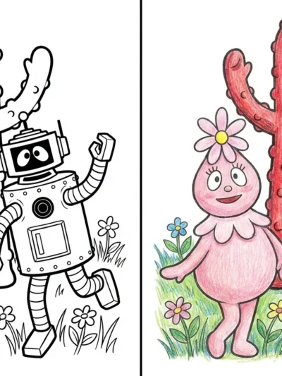 Yo Gabba Gabba coloring pages