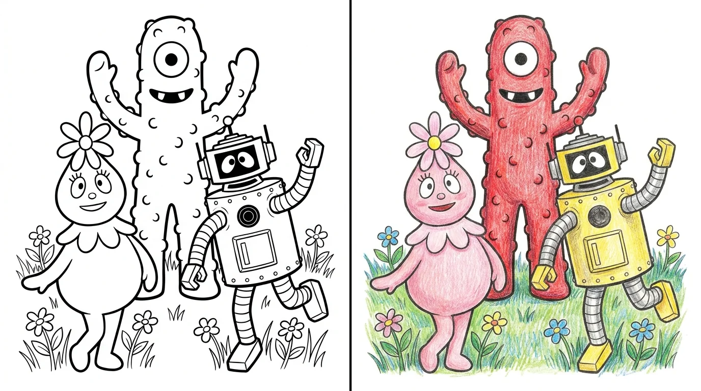 53 Yo Gabba Gabba Coloring Pages (Free PDFs)