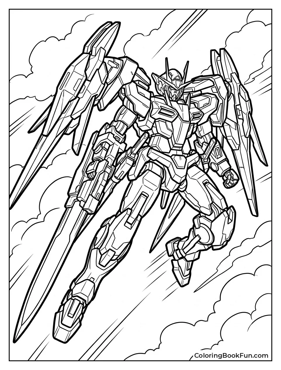00 Raiser Flying with Energy Wings