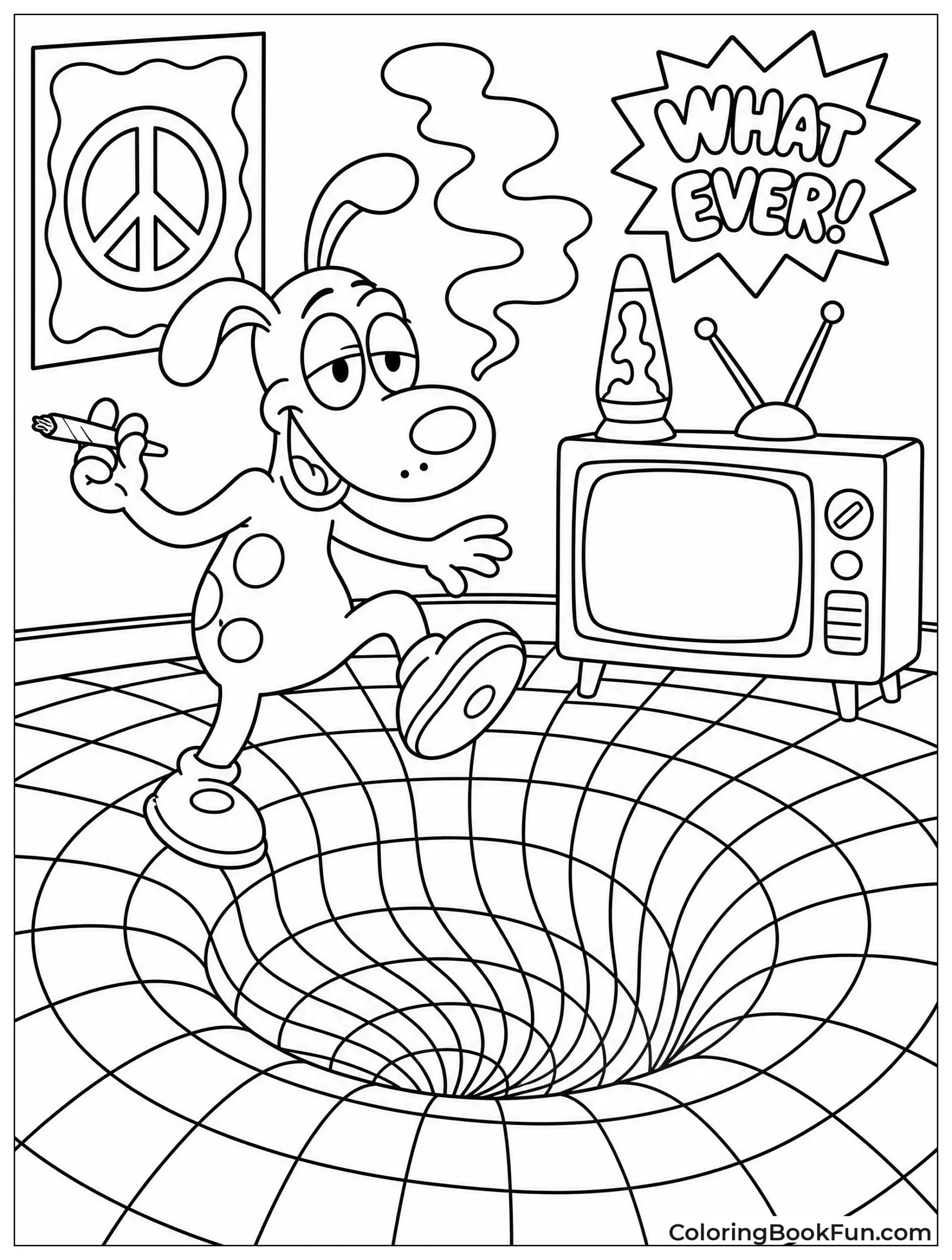 Checkerboard Floor Sinks into Vortex