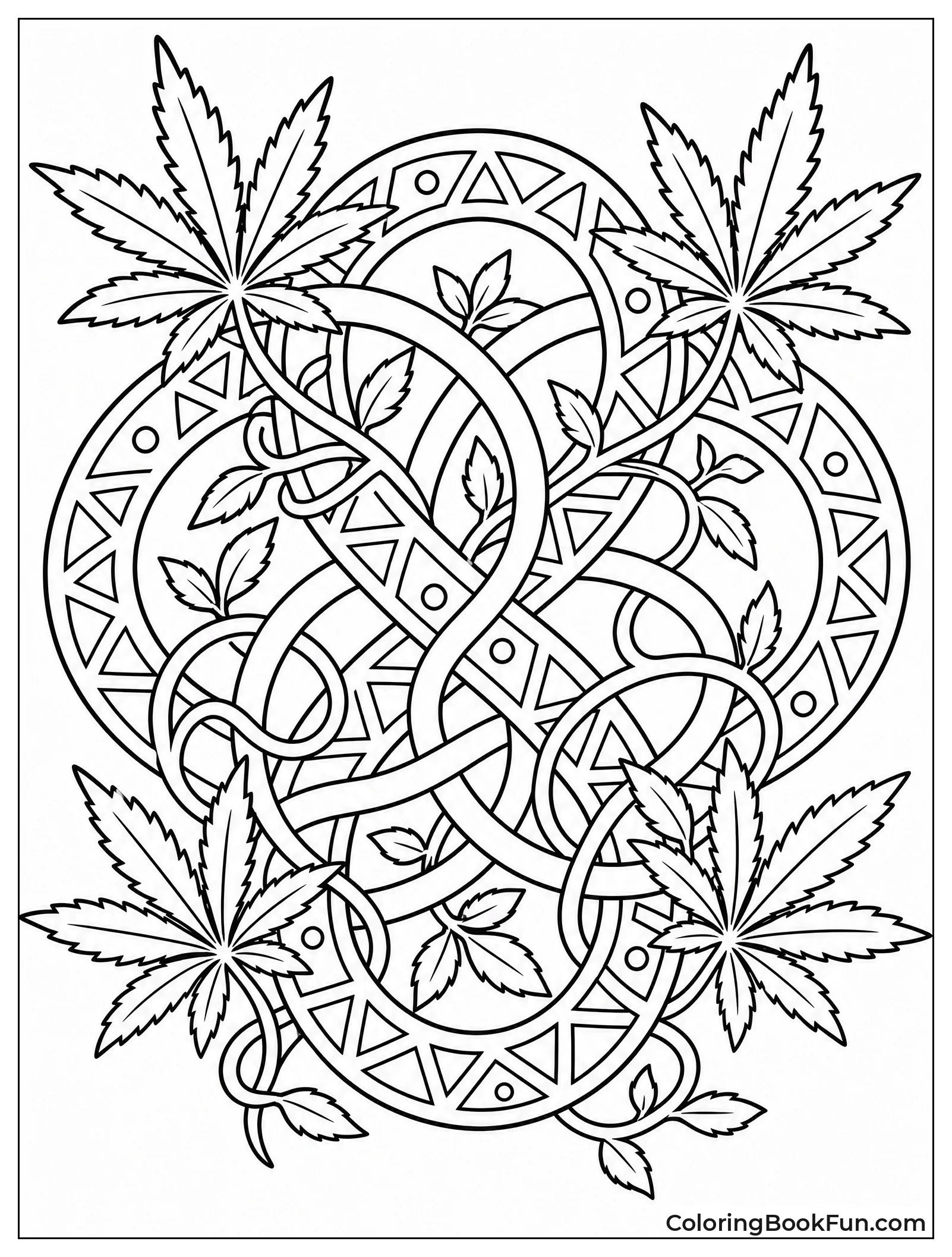 Vines Knot through Tribal Rings