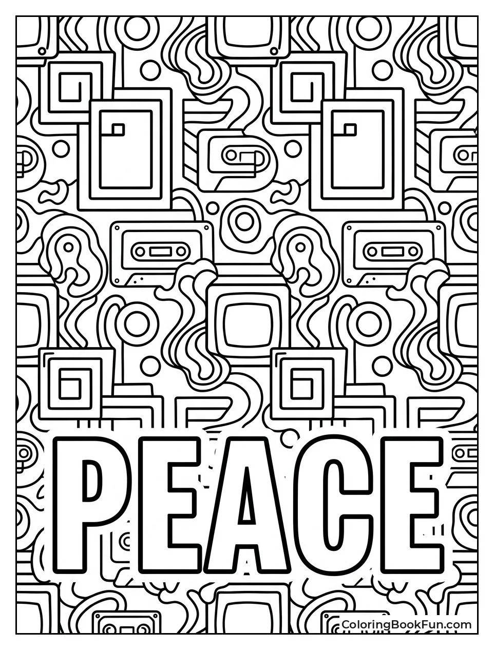 Tiles Hold Peace and Cartoons