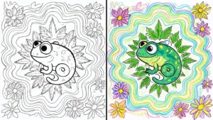 90s cartoon stoner coloring pages