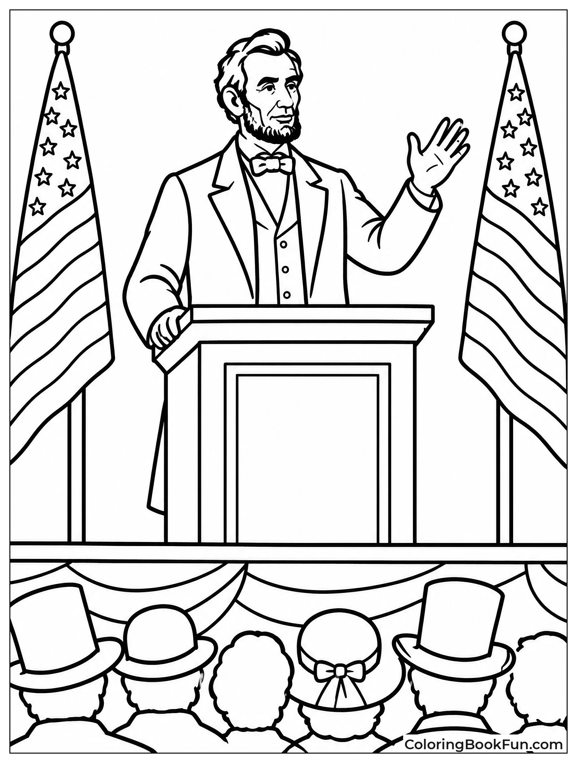 Lincoln Speaks at Gettysburg
