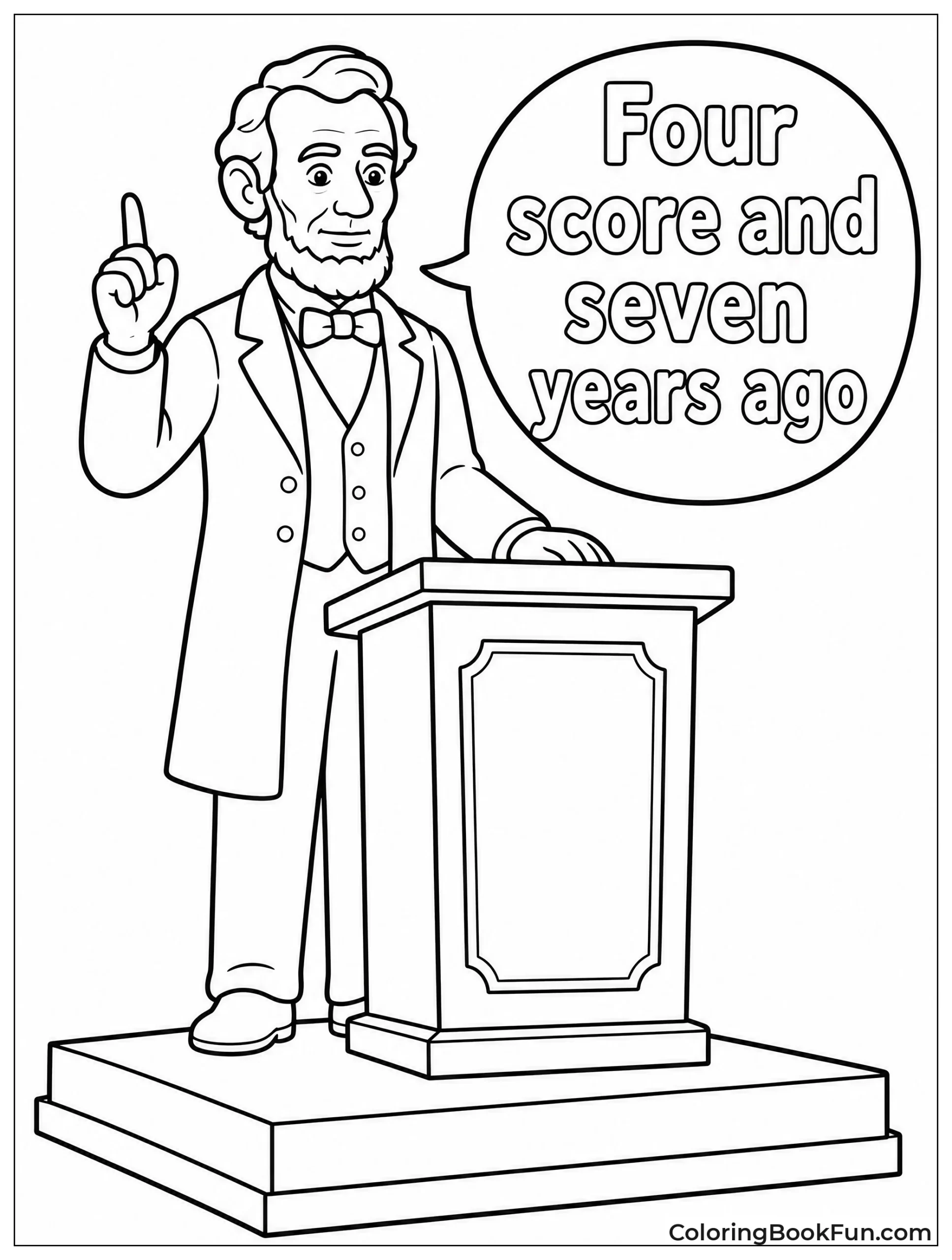 Gettysburg Speech in Bubble