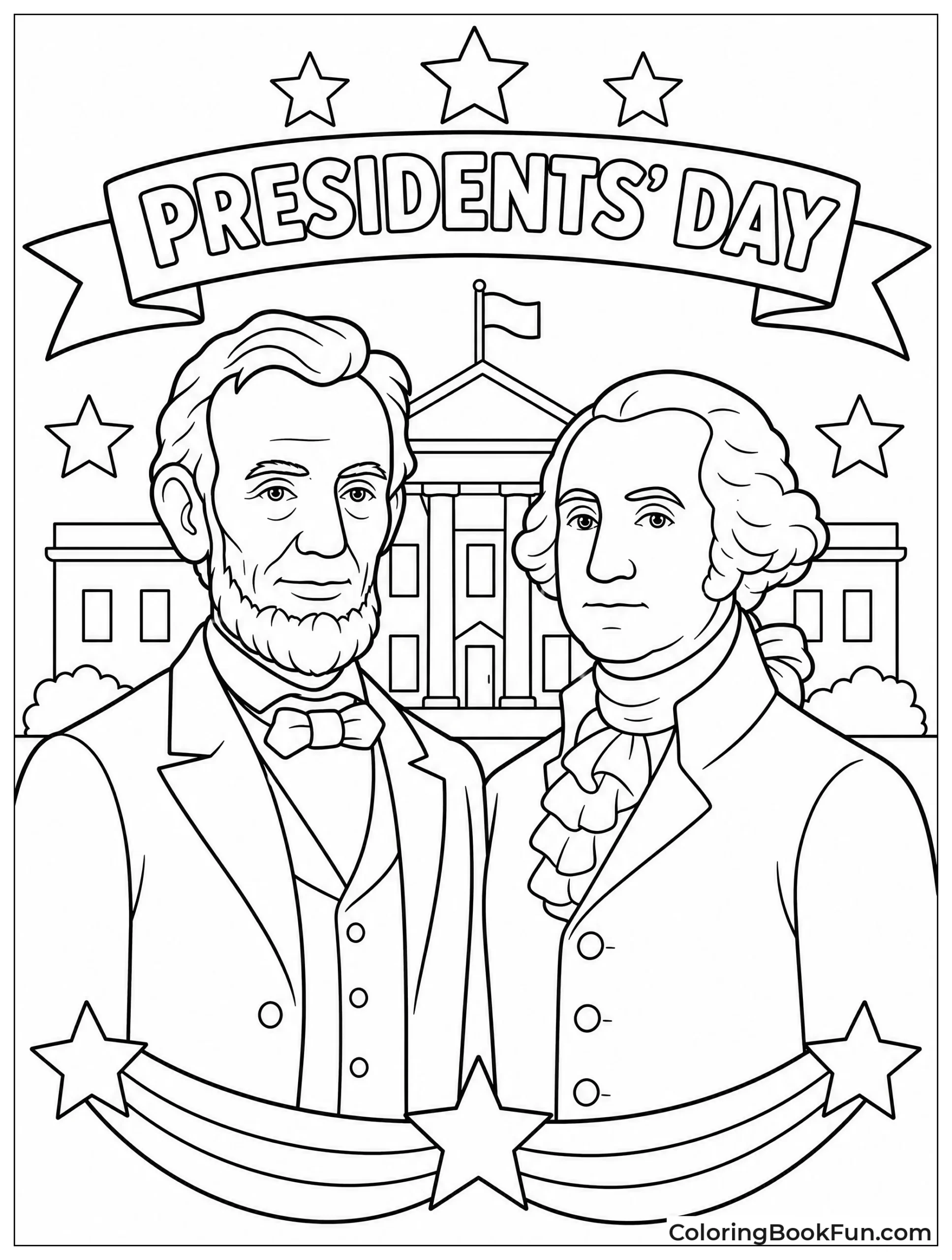 Washington Stands with Lincoln