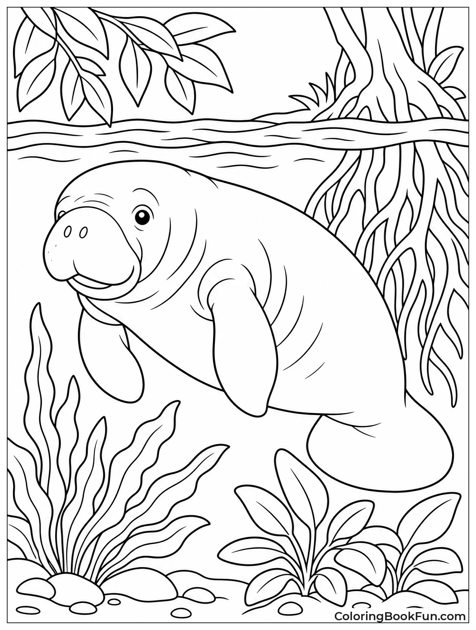 Manatee in Amazon River