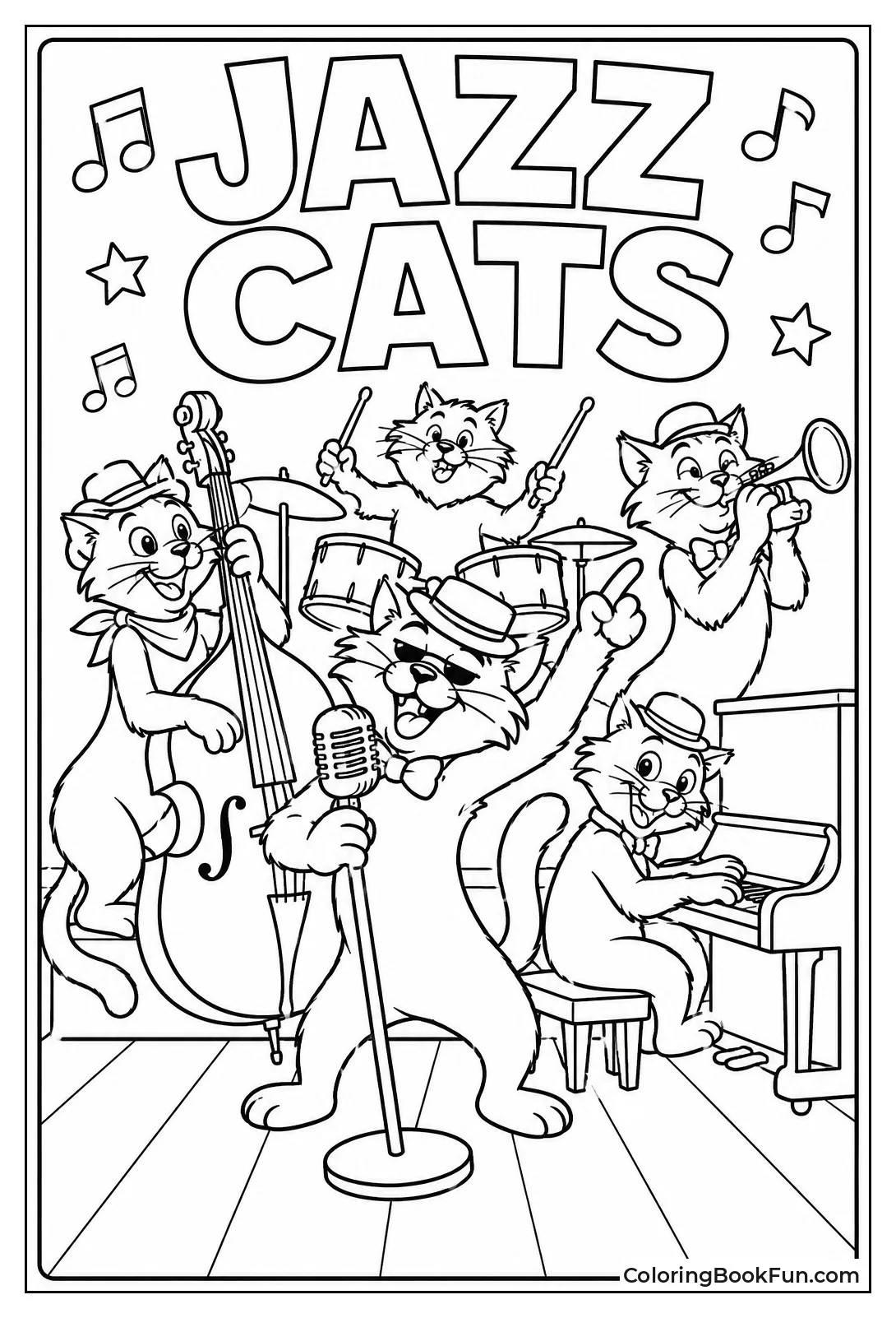 Alley Cats Performing on Stage