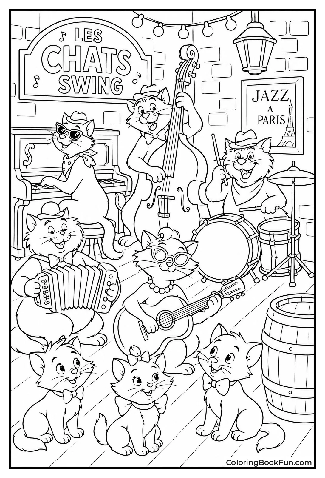 Jazz Band Jamming in a Club