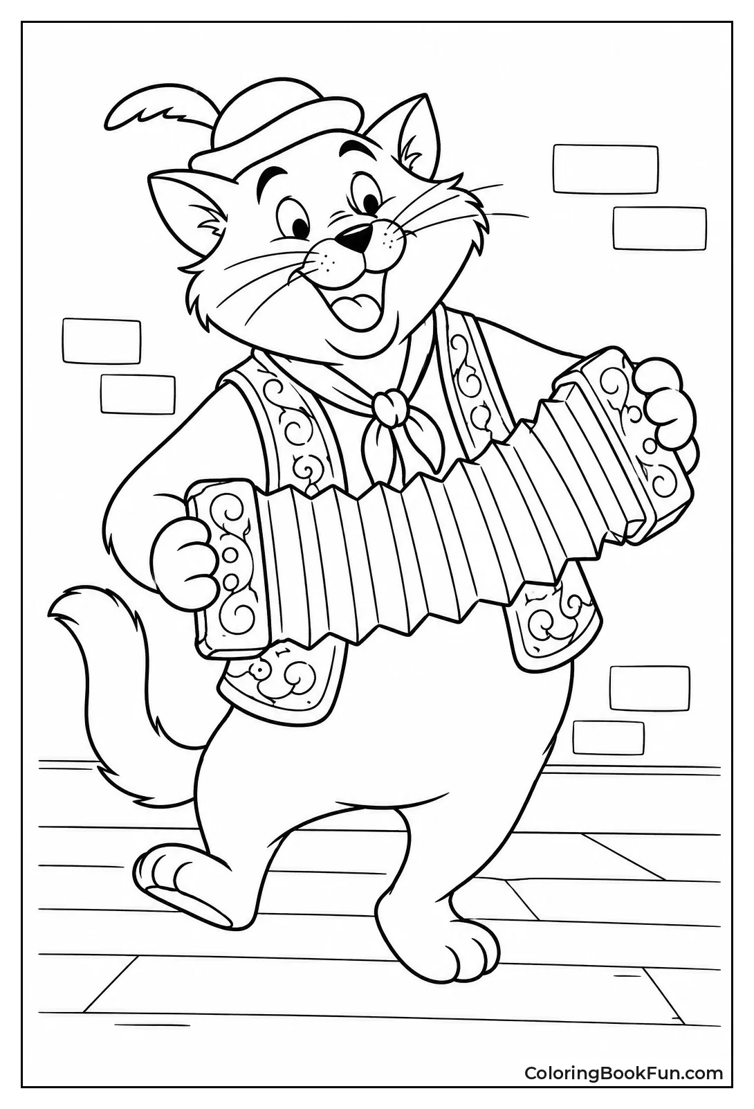 Peppo Playing His Concertina