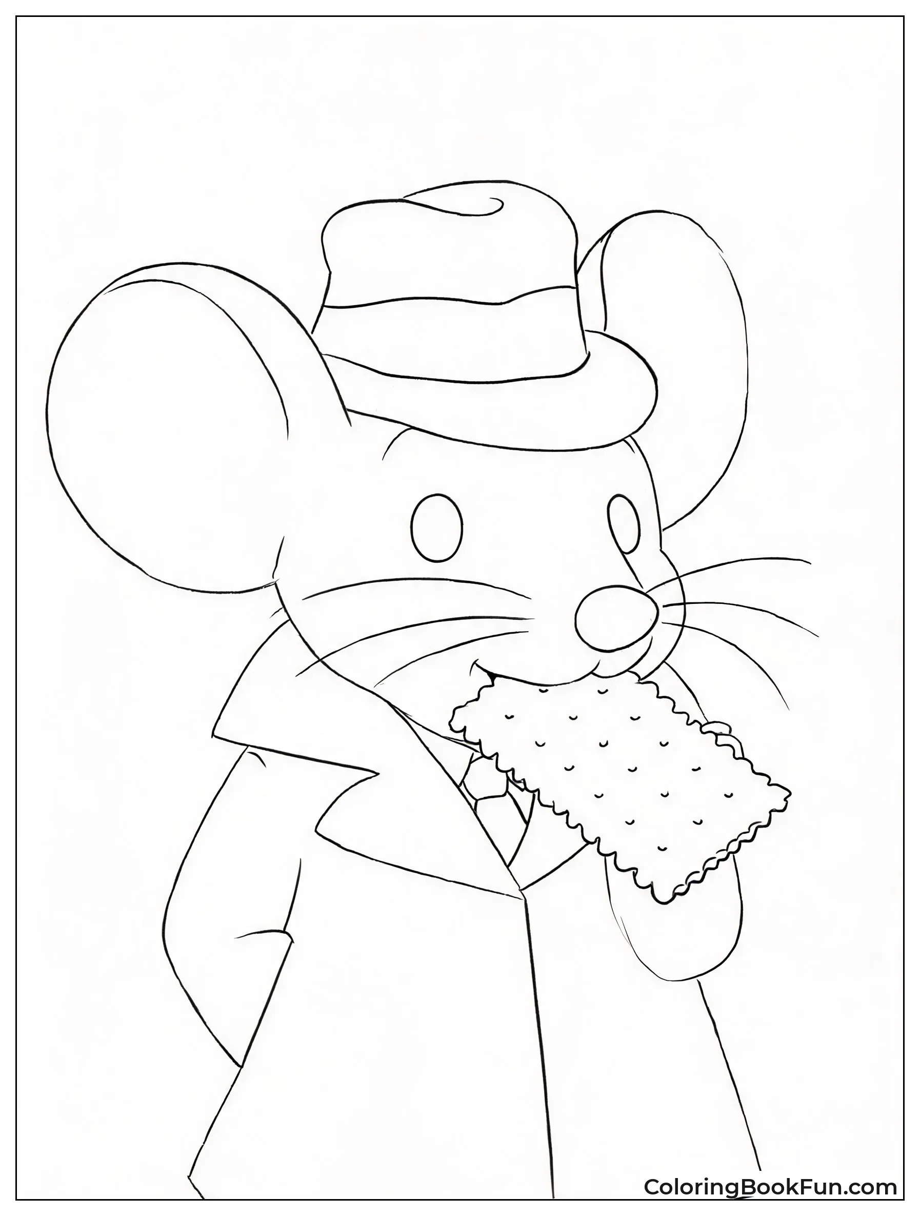 Roquefort Wearing His Red Detective Hat