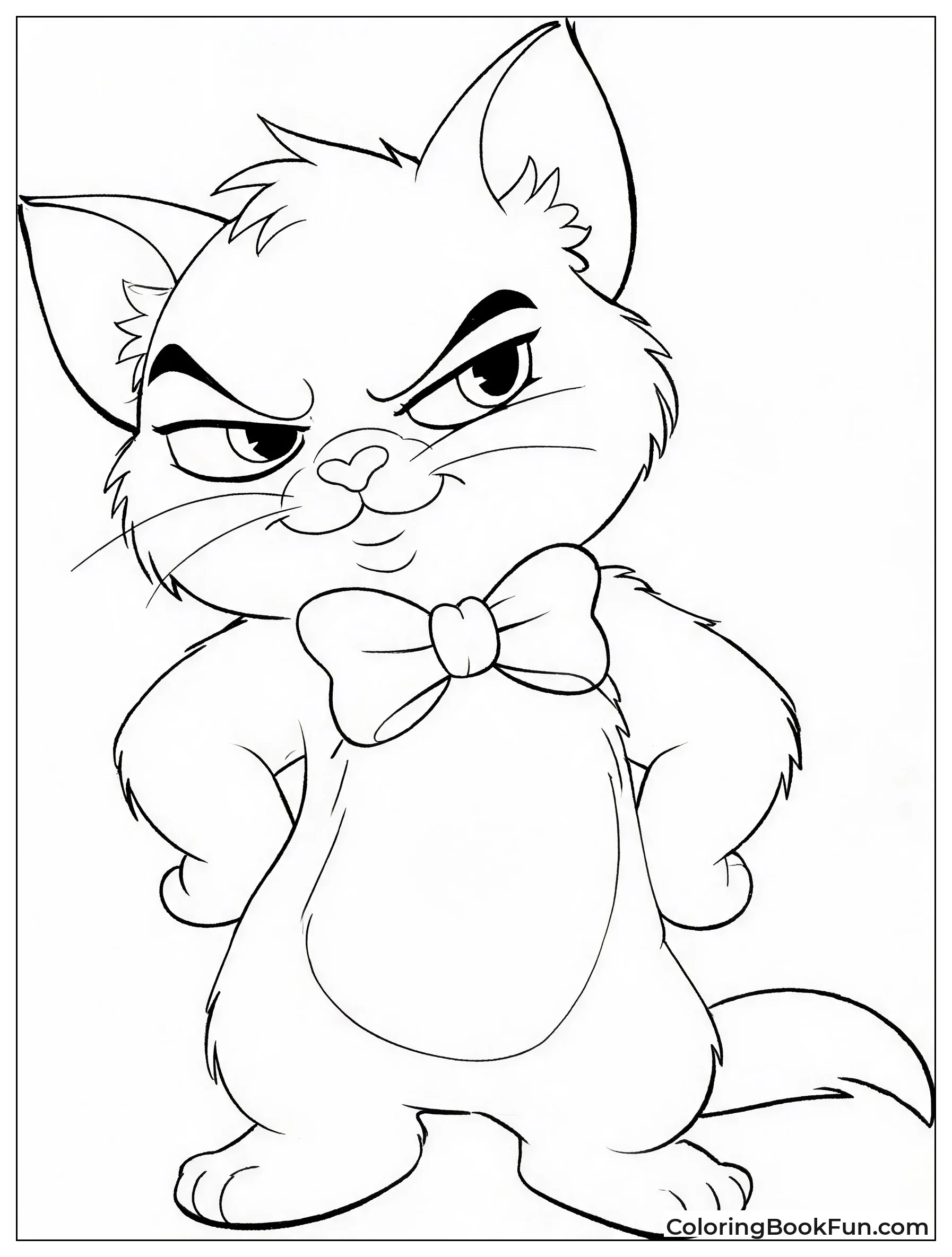 Toulouse Wearing His Blue Bowtie