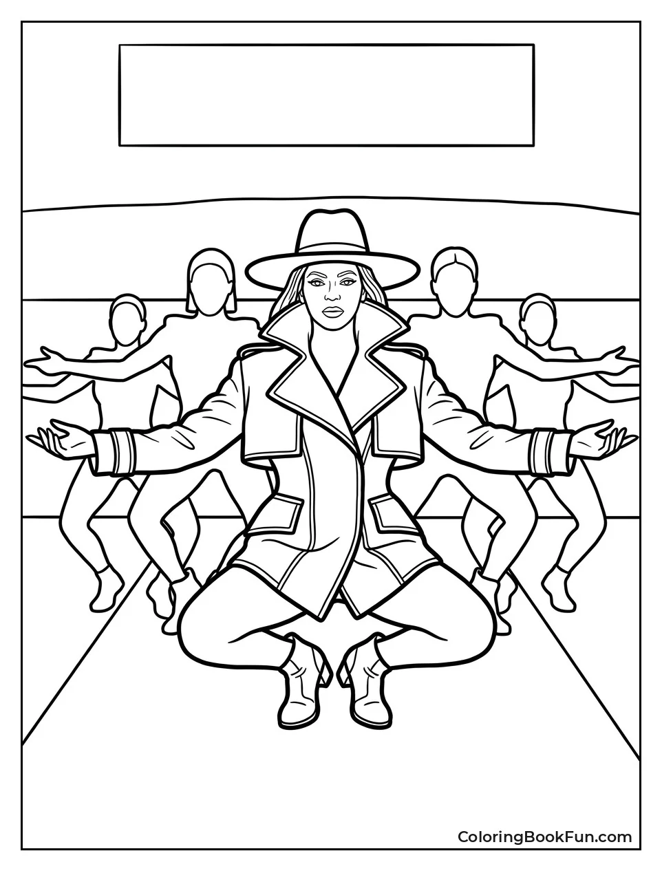 Beyoncé in a Bold Formation Pose