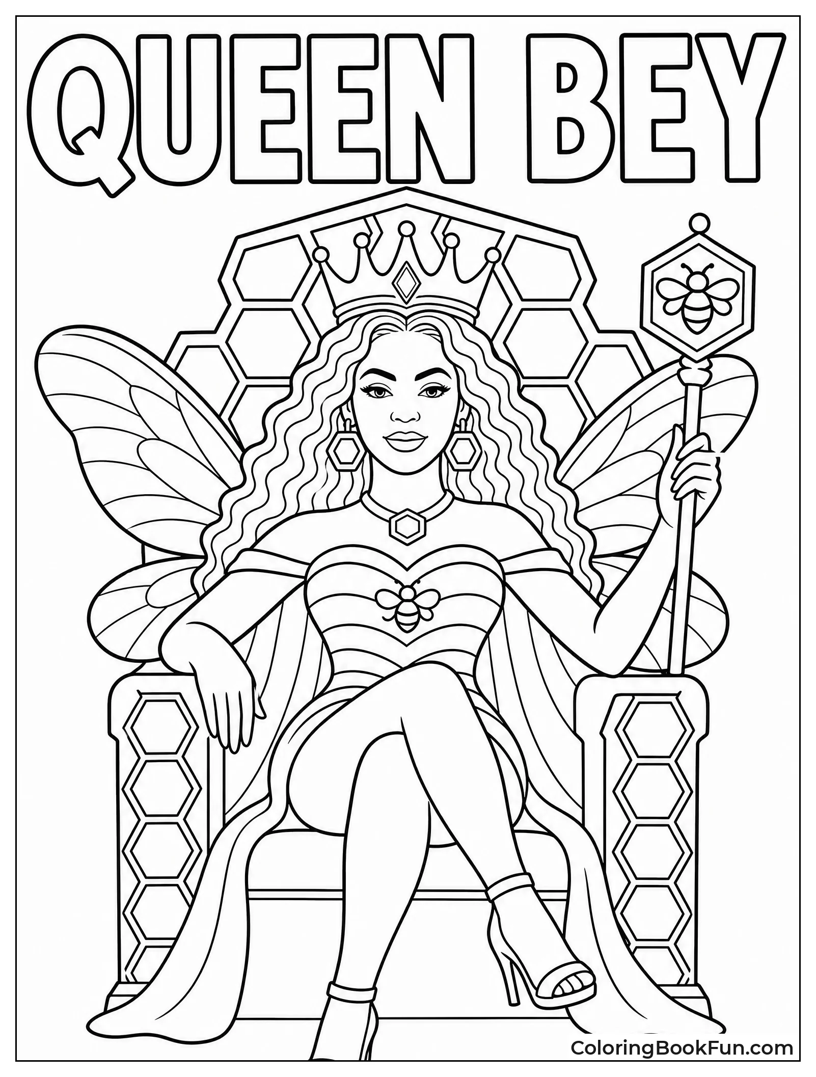 Beyoncé as a Queen Bee