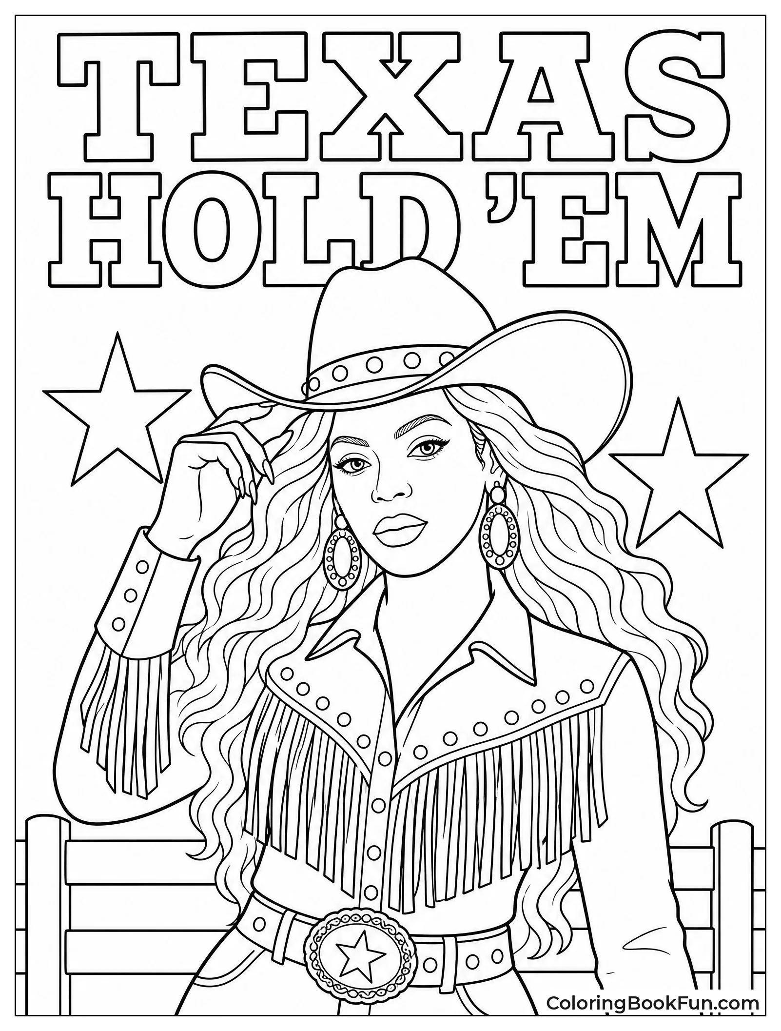 Beyoncé in a Cowboy Hat