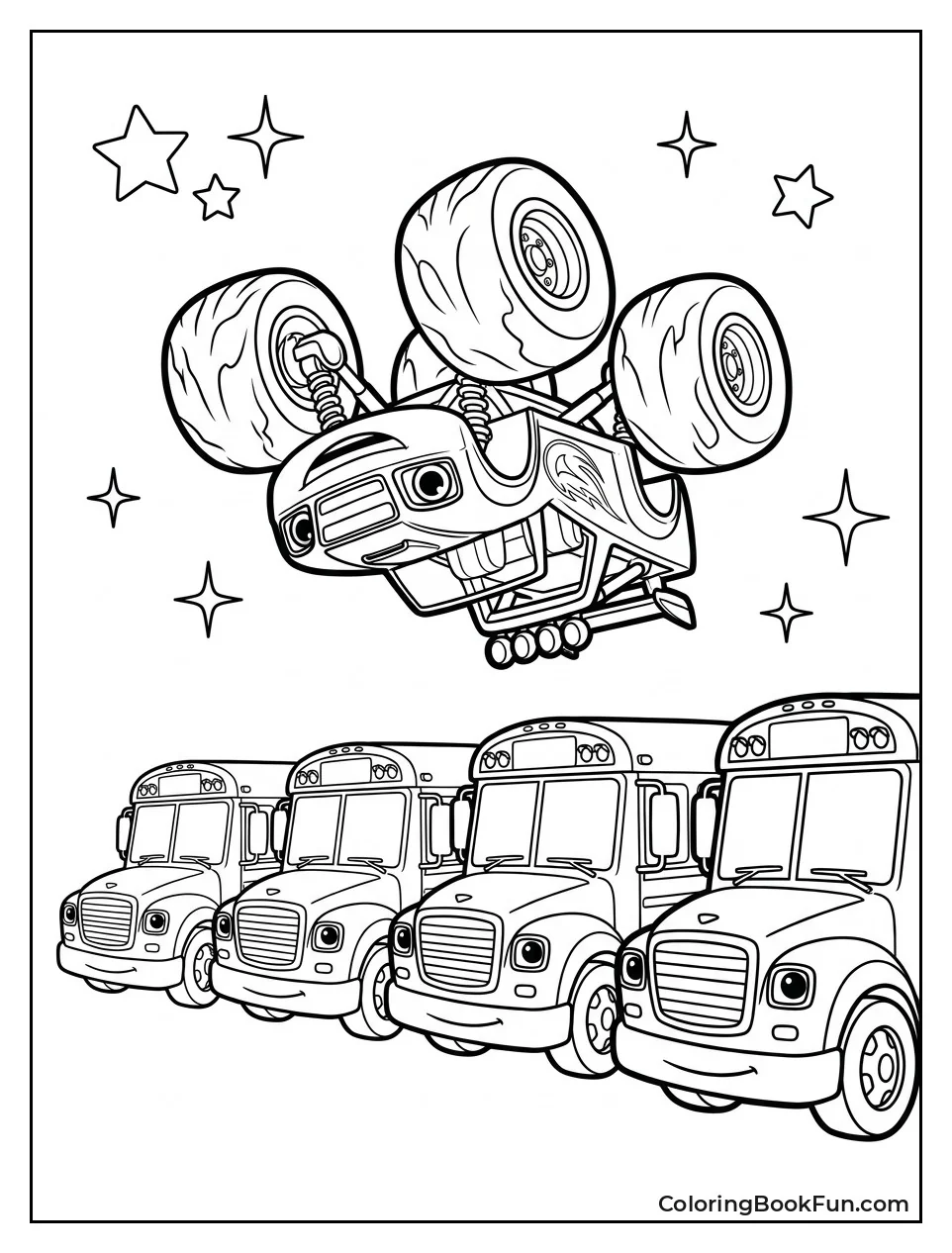 Darington Flips over Buses with Sparkles