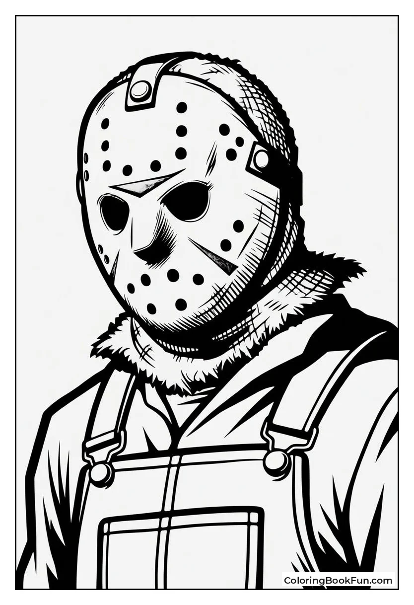 Jason Wearing Old Burlap Mask