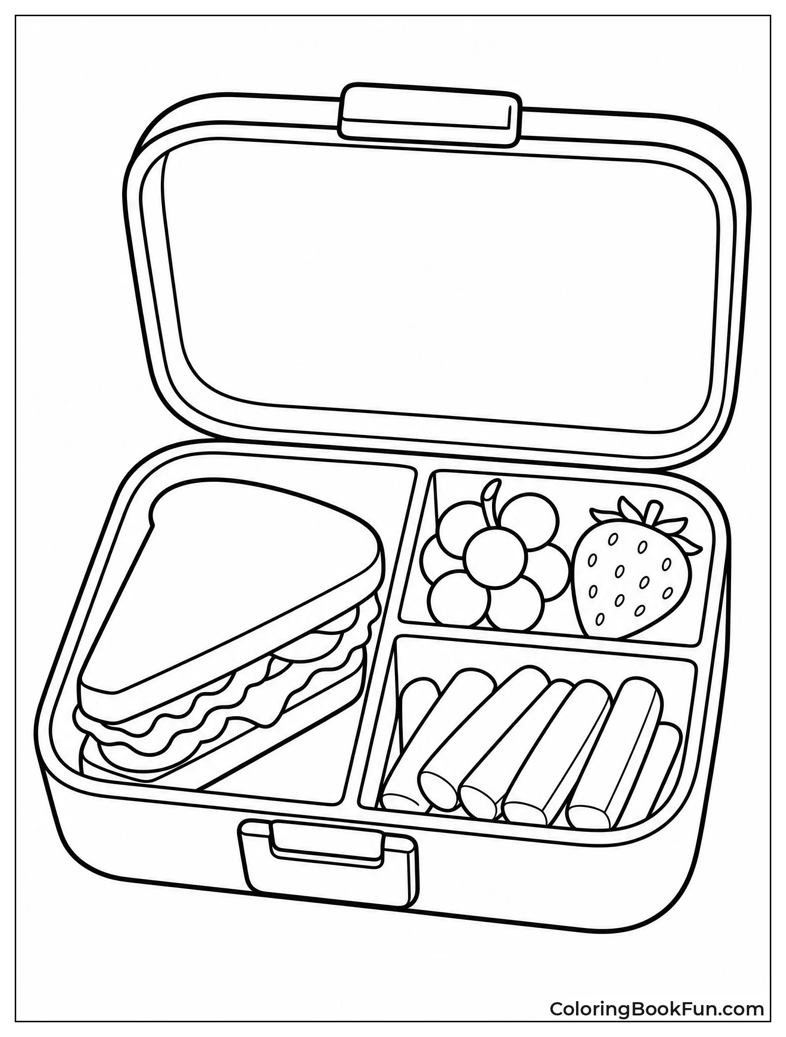 Lunchbox with Carrot Sticks