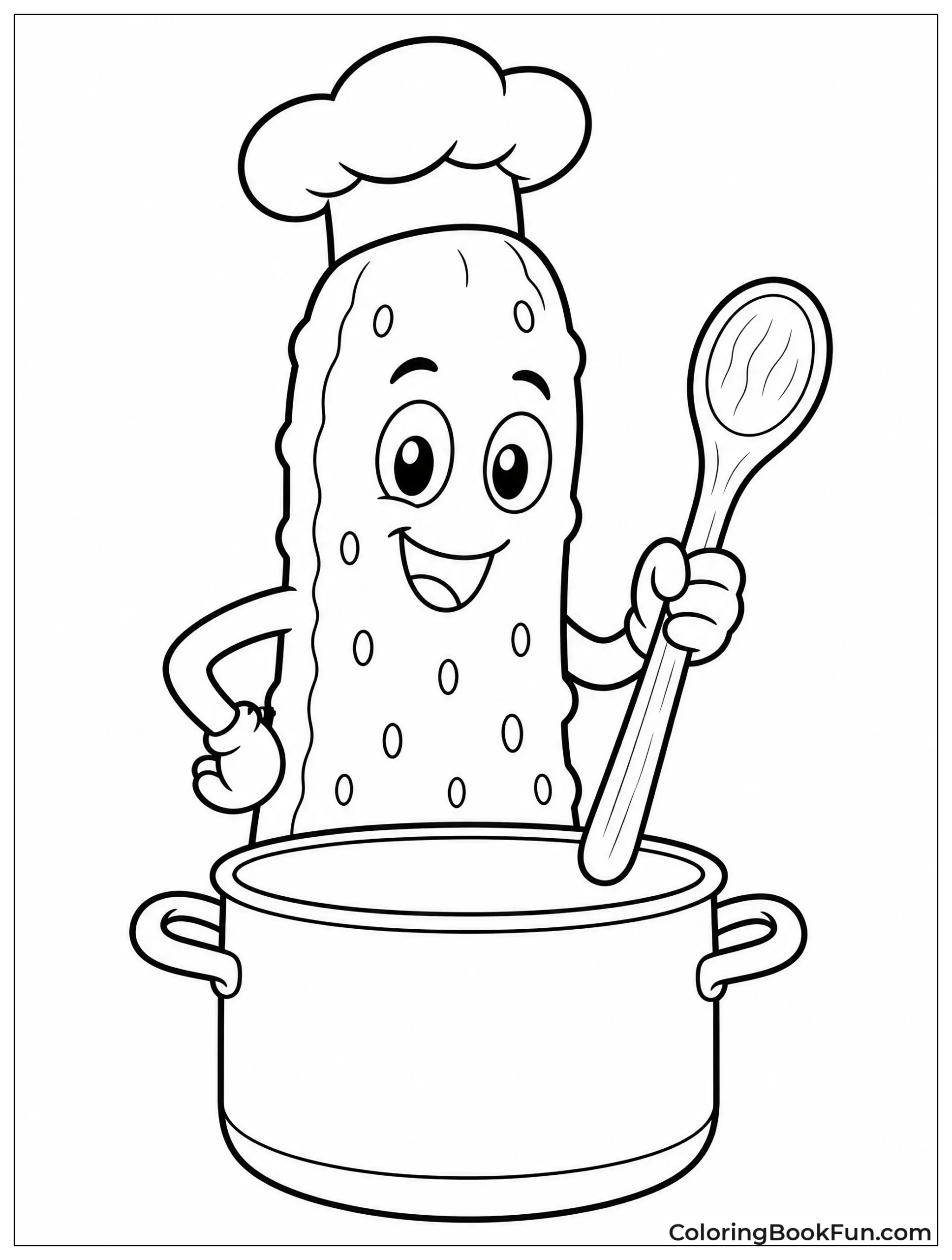 Chef Pickle Stirring a Pot