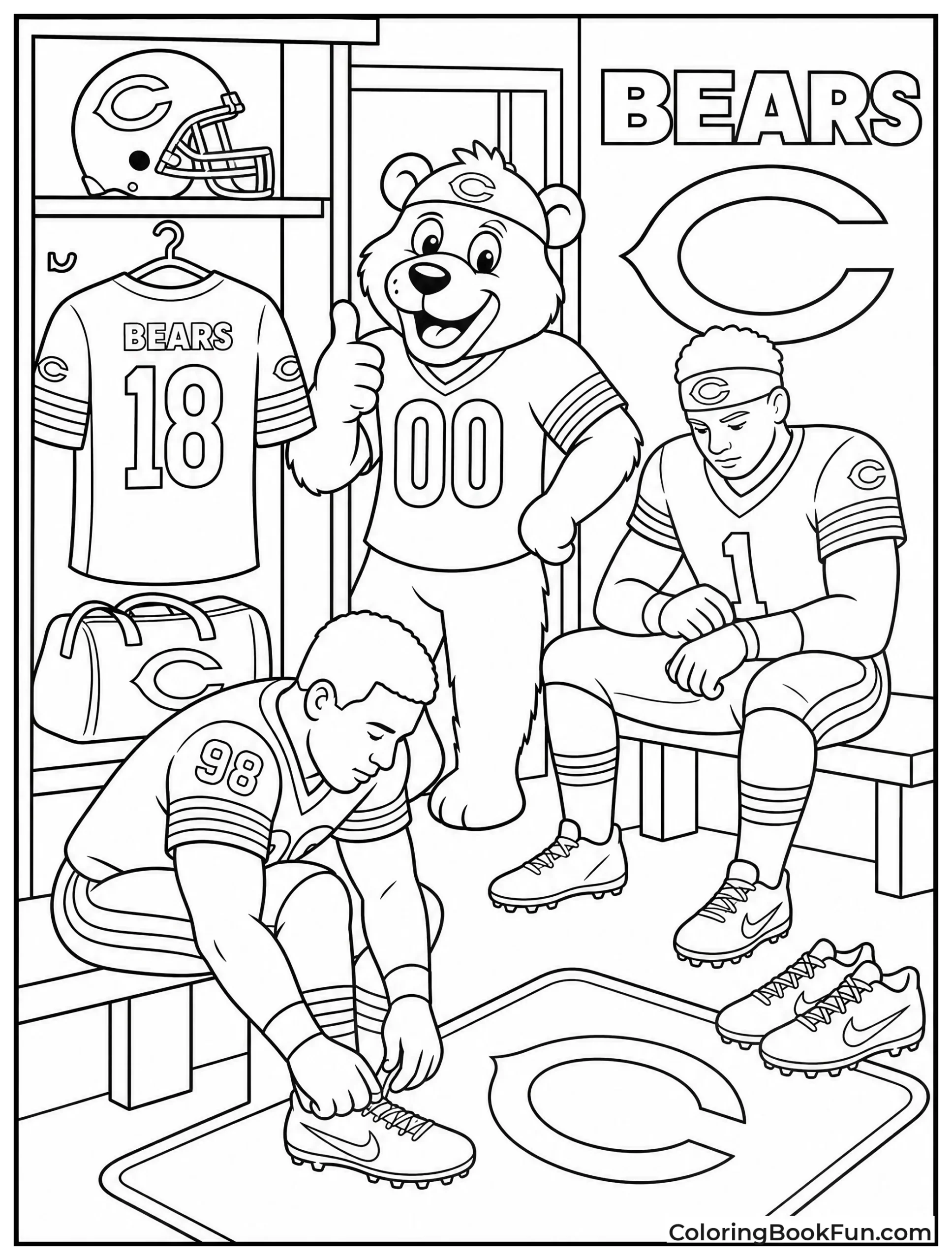 Gear Waits in Locker Room