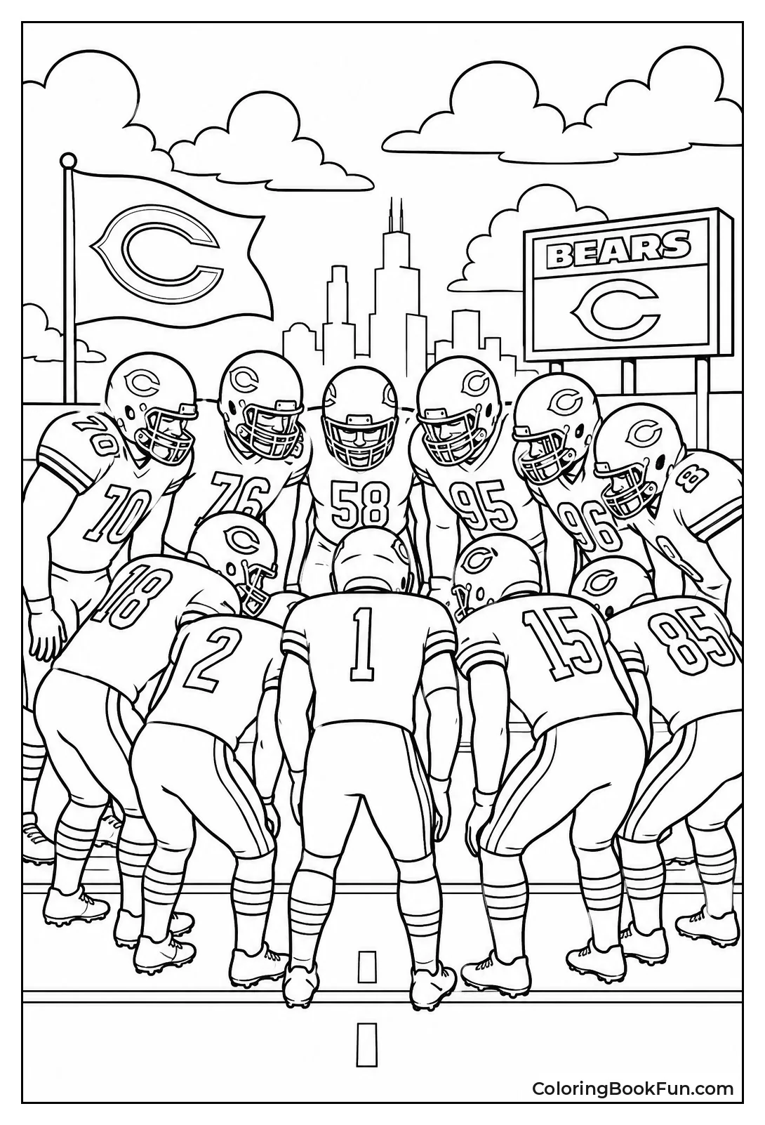 Team Huddles Before Big Play