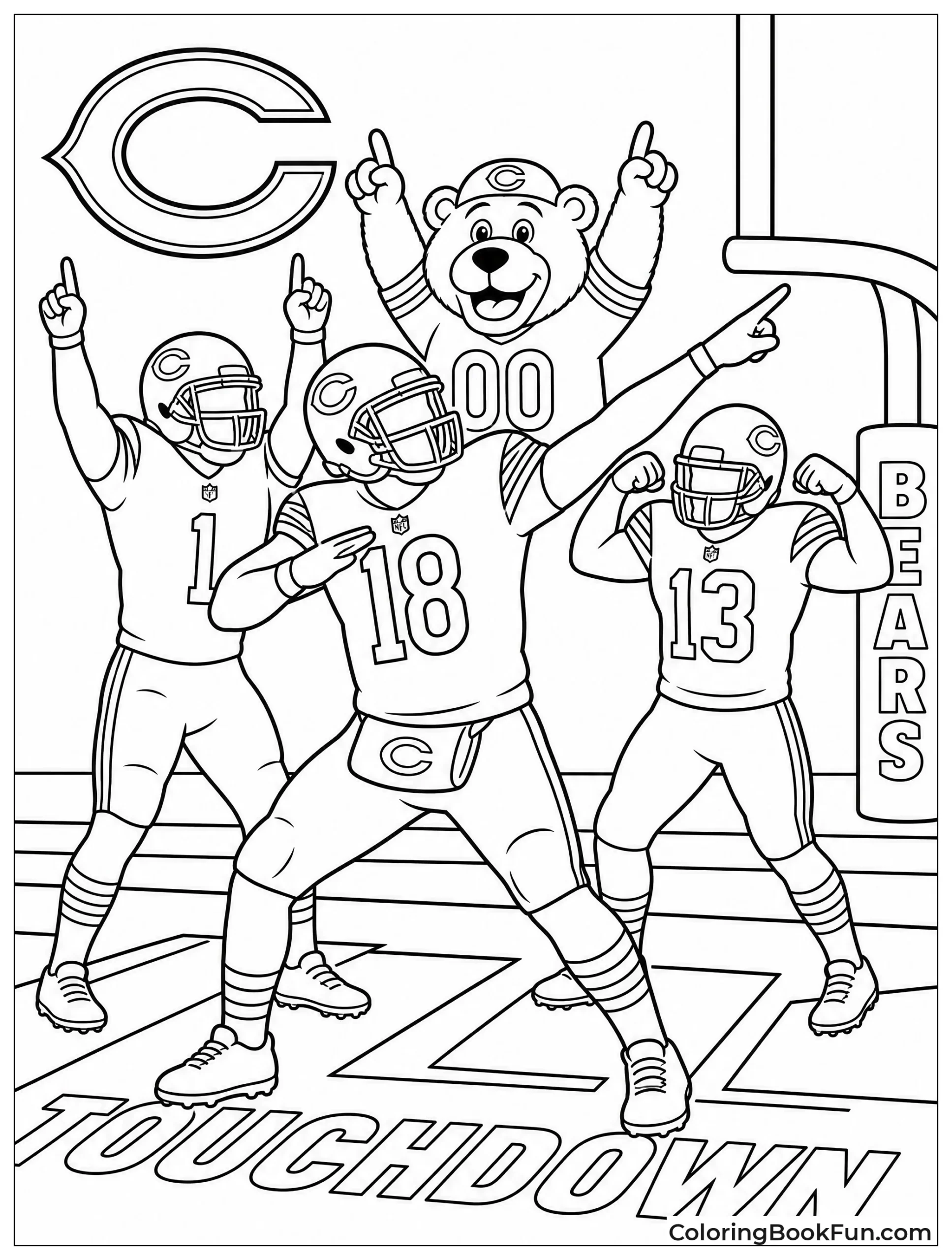Players Dance After Touchdown