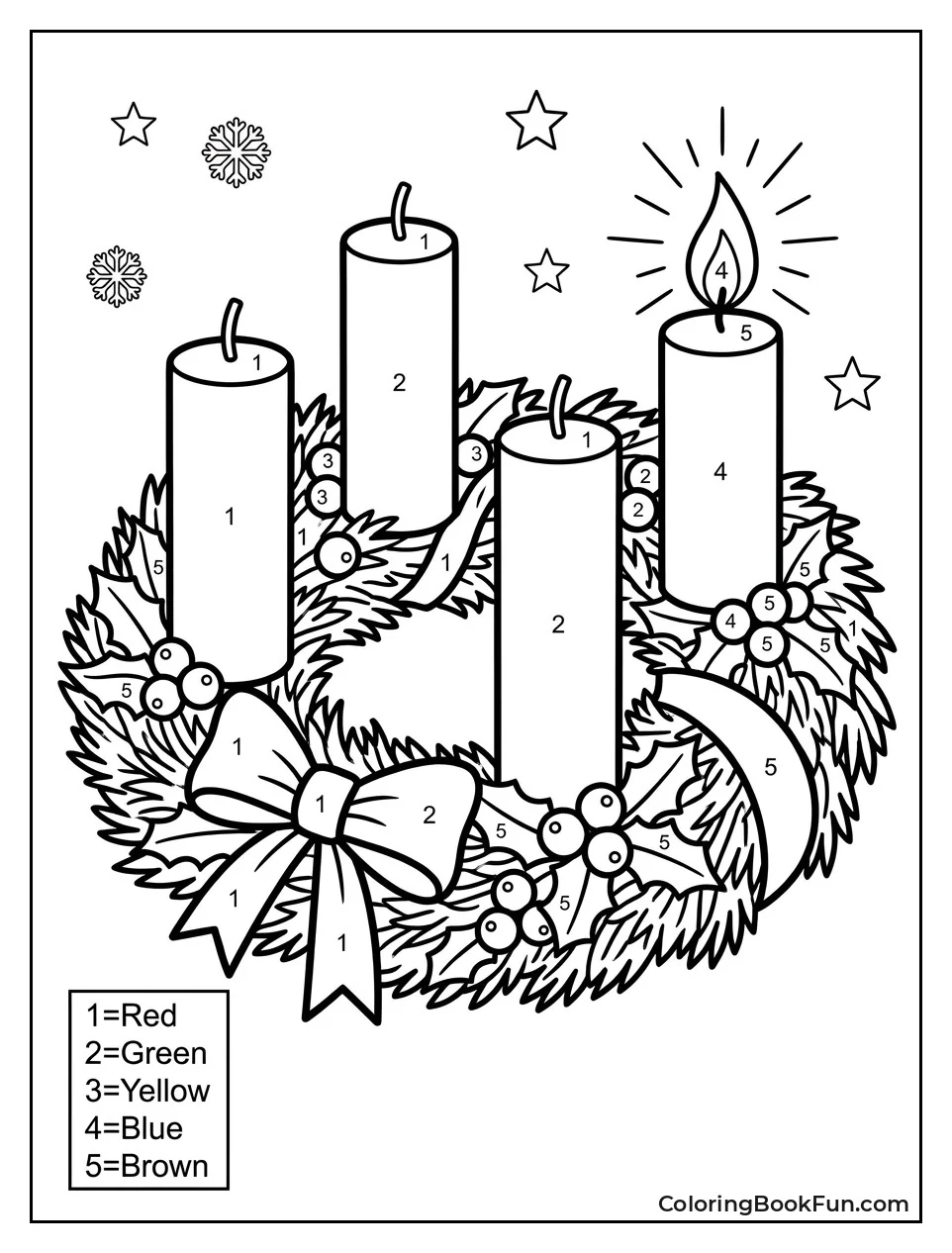 Advent Wreath with Four Candles