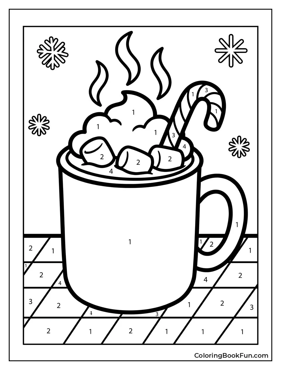 Mug of Hot Chocolate with Marshmallows