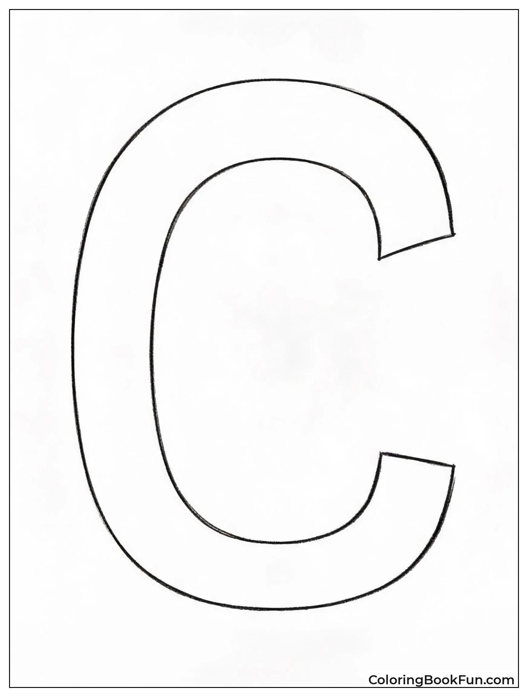 C Written on Classroom Chalkboard