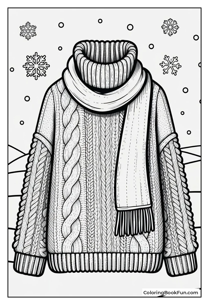 Cozy Turtleneck in Snow