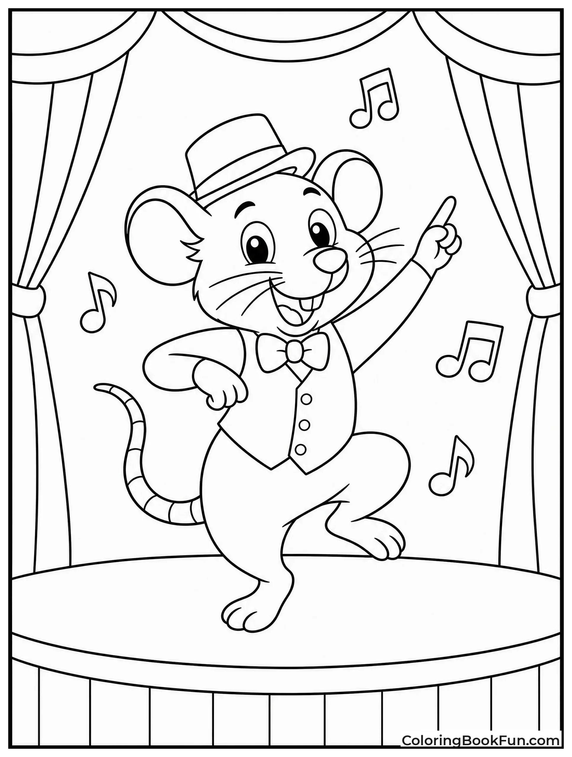 Dancing Rat Strikes a Pose
