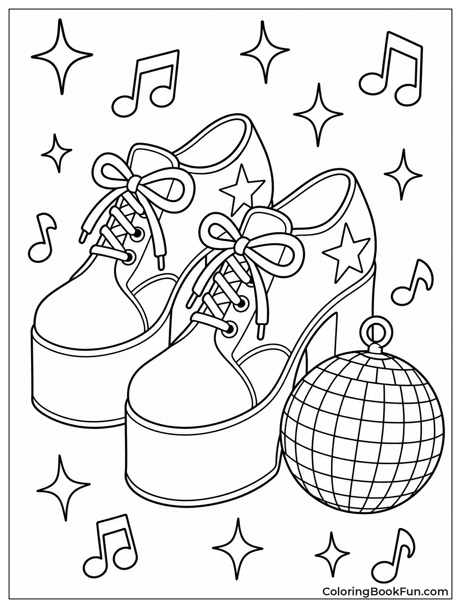 Shiny Shoes by Disco Ball