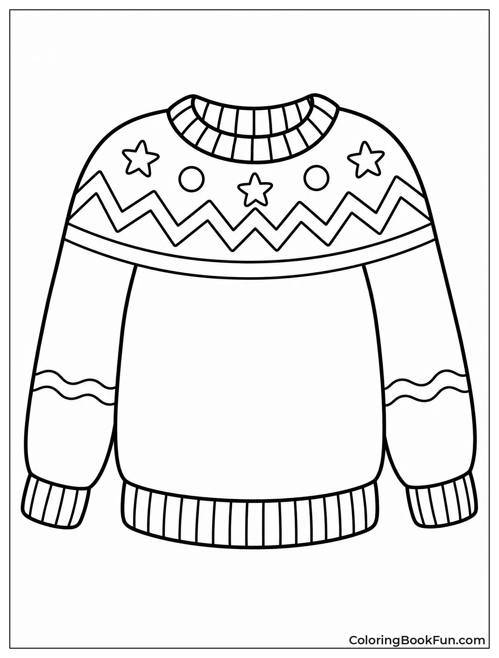 Sweater with Decorations to Finish