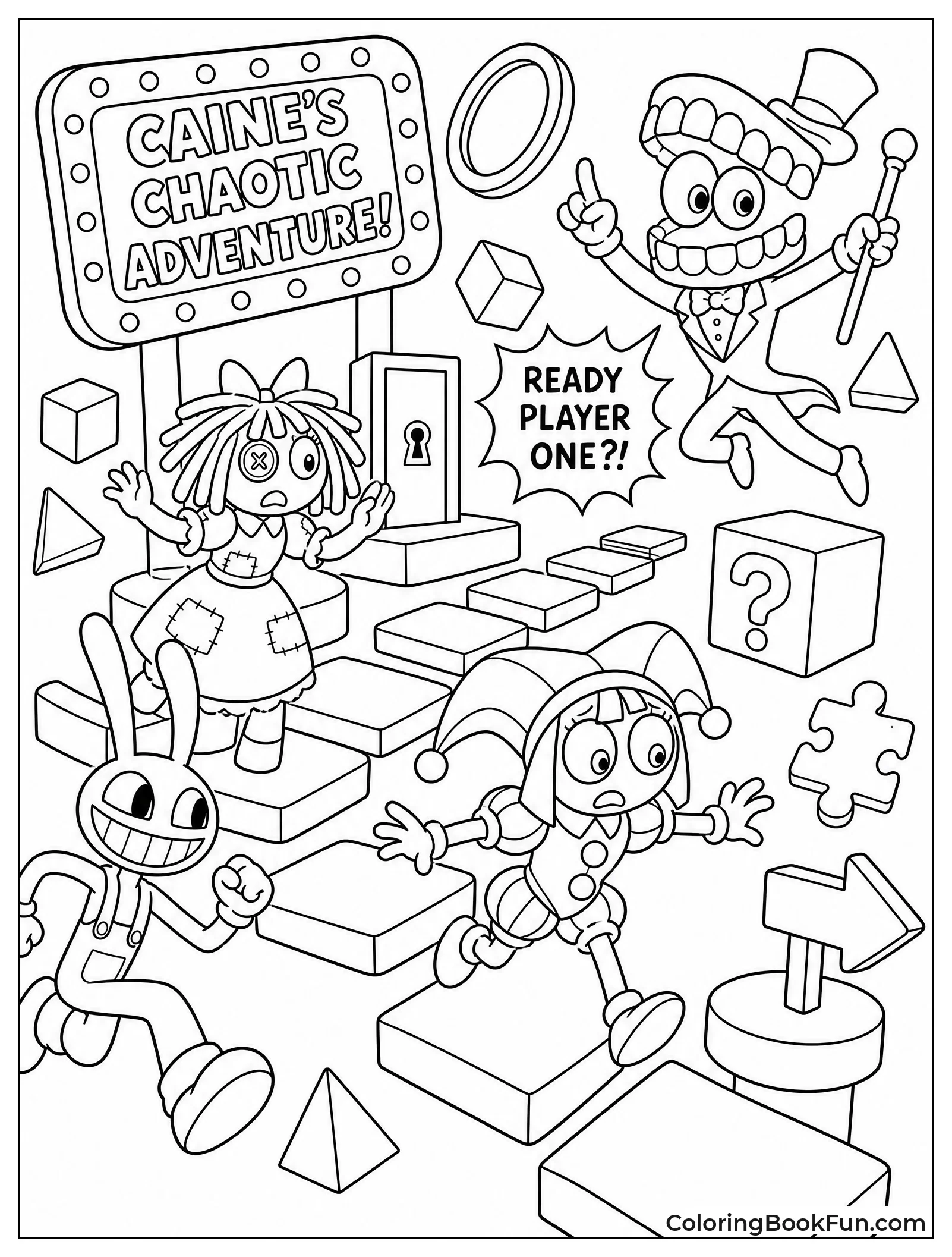 Friends Playing Chaotic Adventure Games