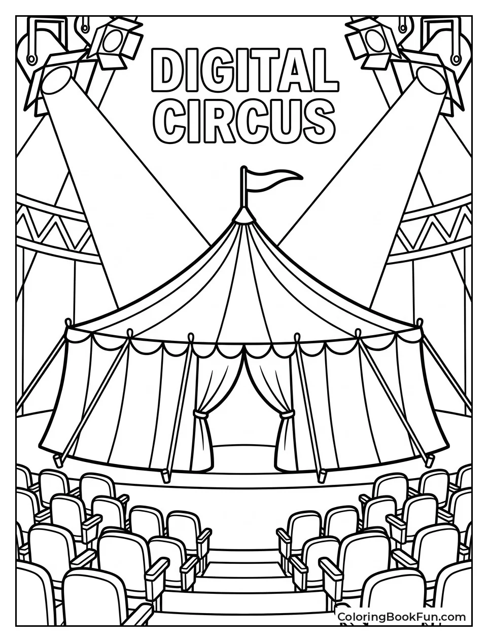 Wide View Of Circus Tent