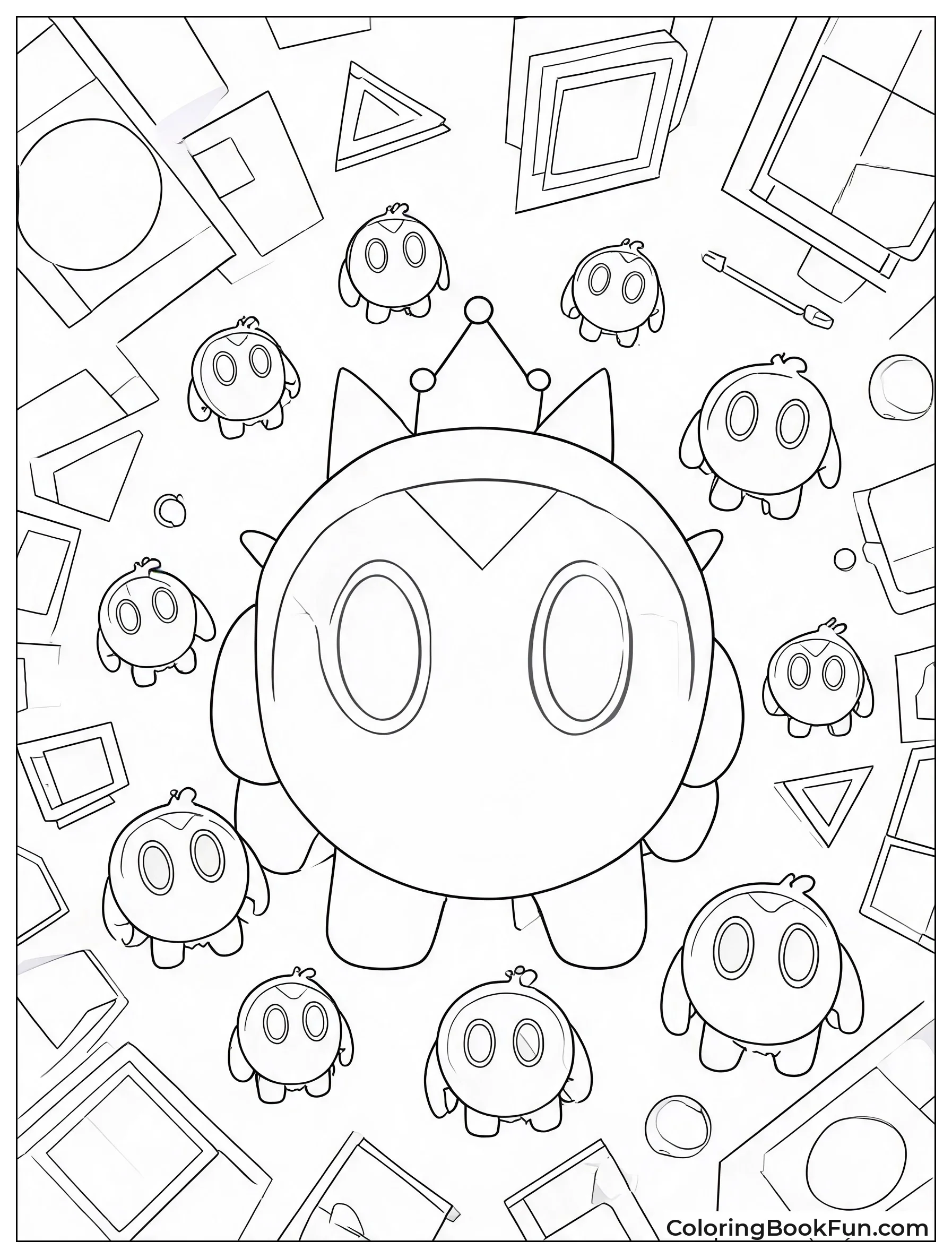 Gloink Queen With Tiny Minions