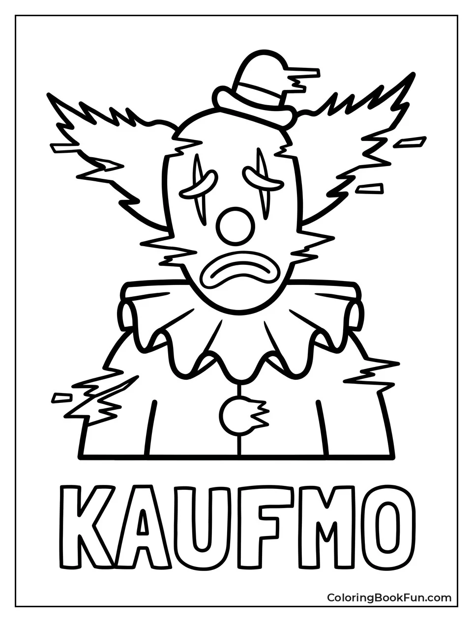 Tragic Portrait Of Kaufmo Clown