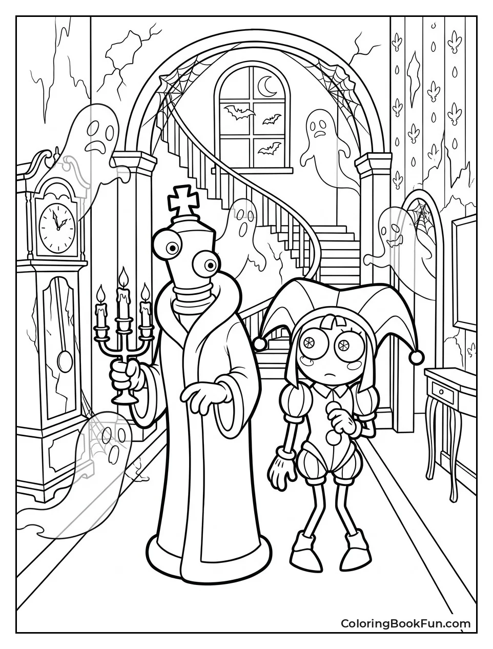 Exploring Spooky Haunted Mansion