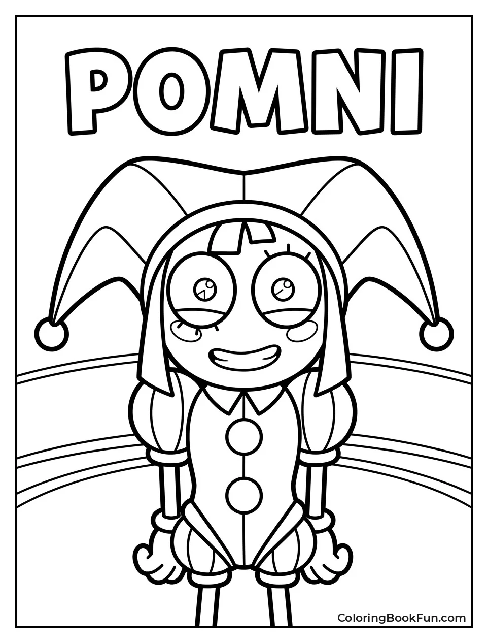 Close Up Of Pomni Jester